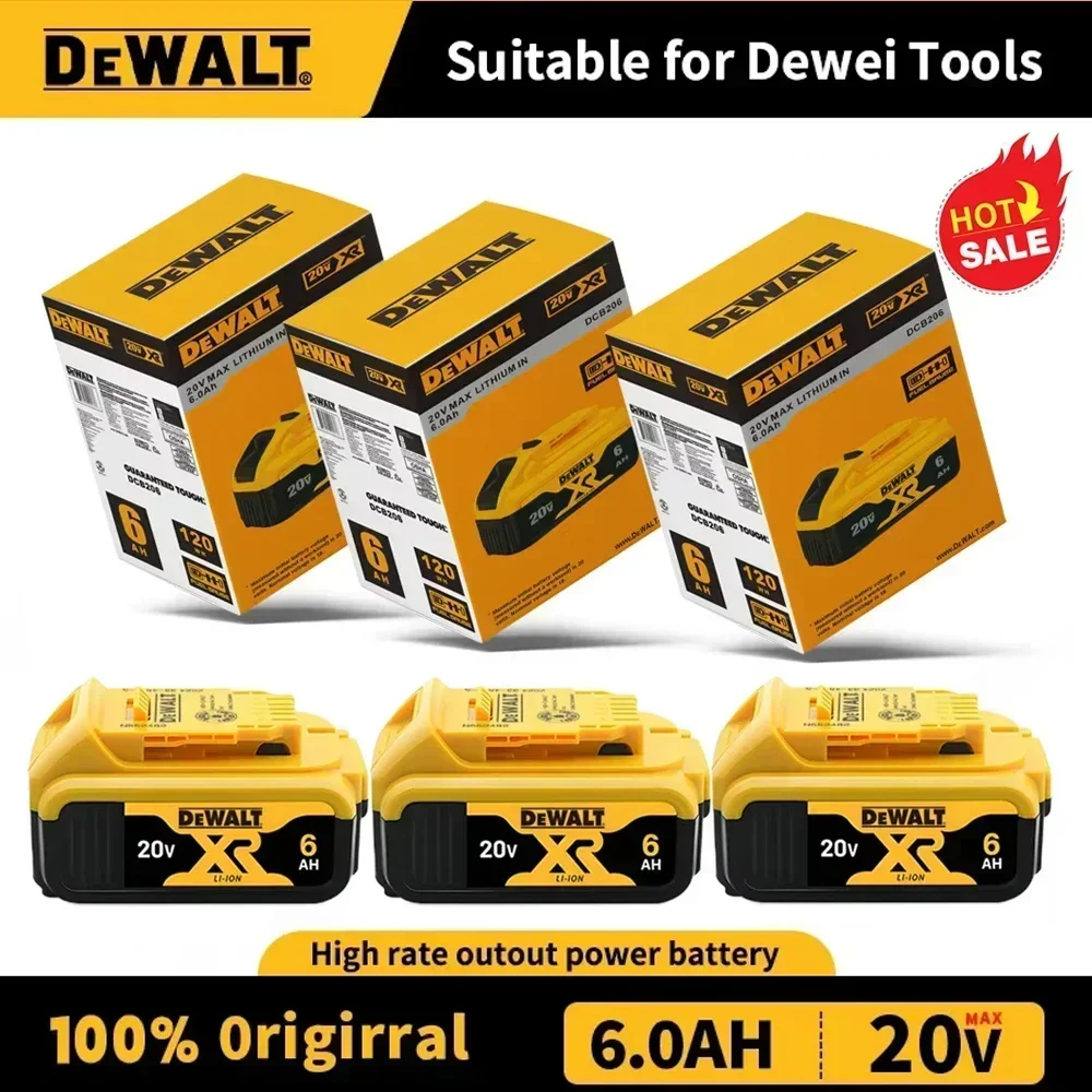 

Original genuine-DeWalt 20V battery,DeWalt battery 18V/20V, max imum DCB203 DCB184、DCB200、DCB182180、DCB181、DCB182、DCB201、DCB206