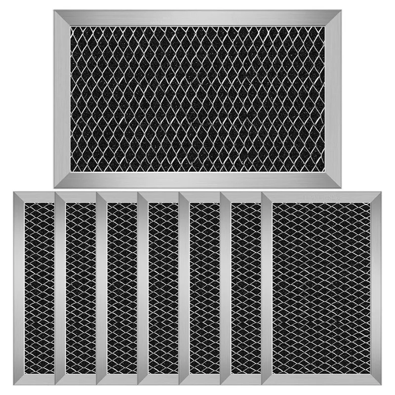 2PCS Microonde Filtro Carbone Parti di Accessori Per GE JX81C WB02X10776 Filtro A Microonde Per La Cucina Aria Filtro Al Carbone