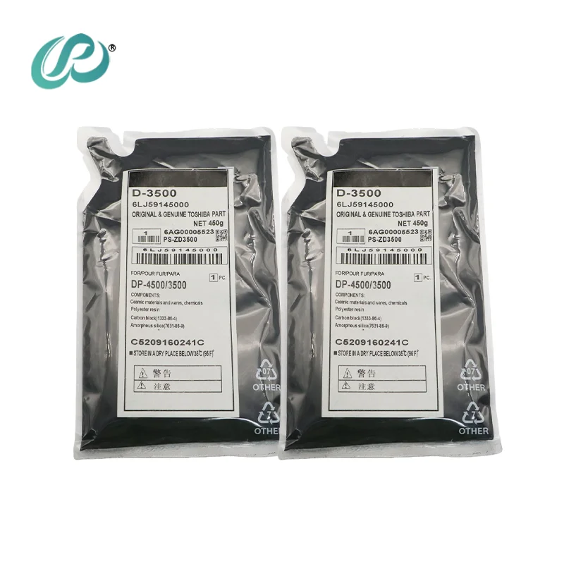 

1pcs 3500 Developer Powder for Toshiba E-Studio 288 358 458 450 350 352 353 452 453 3500 3520 4500 Copier Toner Powder BK450G