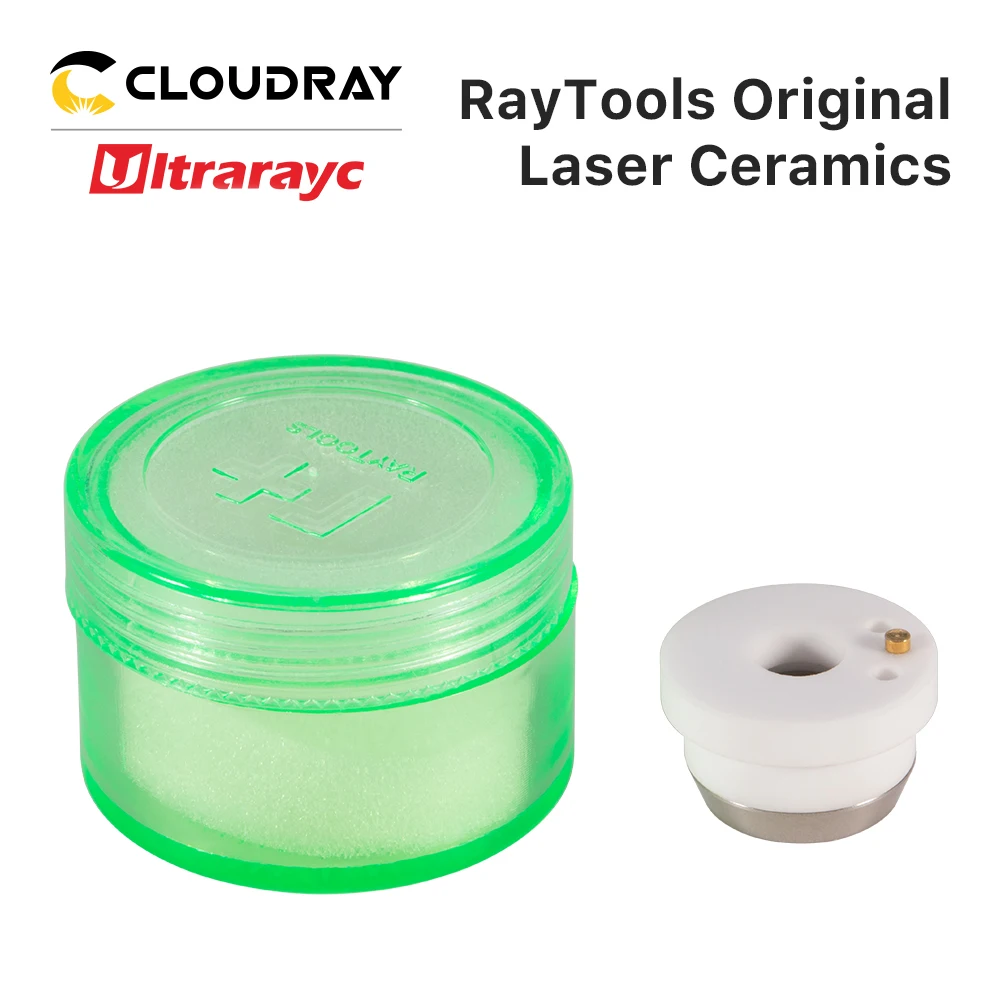 Ultrarayc Raytools originale 3D Ceramic 120515093A Dia.21.4mm 18mm filettatura M8 H12.9mm per Raytools BD04K testa di taglio Laser 3D