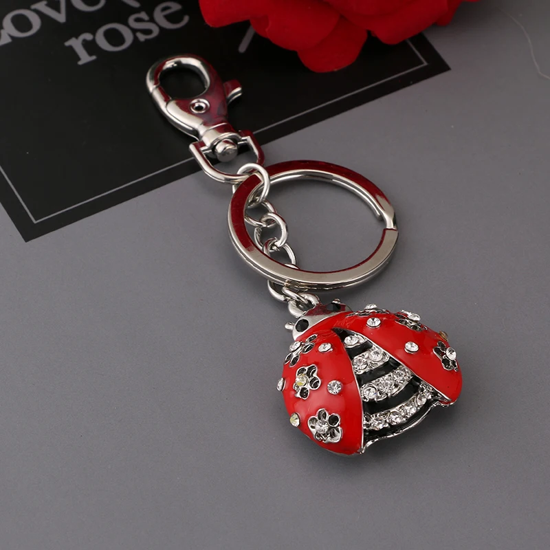 Creative Ladybug Pendant Keychain Fashionable Charm ysk-085