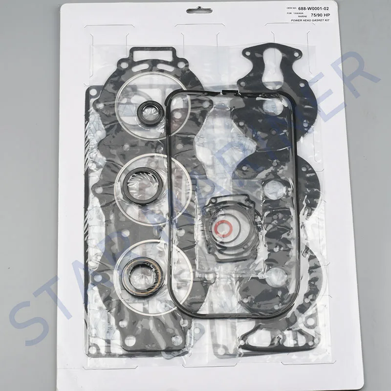 688-W0001-02 Power Head Gasket Kit For Yamaha Boat Engine 2T 75HP 85HP Parsun 85HP 688-W0001-02-00 688-W0001-00 688-W0001