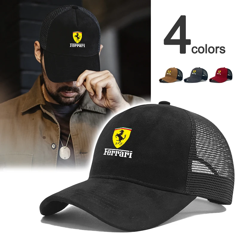 Accesorios para Ferrari SP1 812 F40 SF90 458 488 599 612 FF F12, Gorras Deportivas Nuevas para Auto, Gorras de Béisbol Casuales para Hombre y Mujer, Gorra de Protección Solar