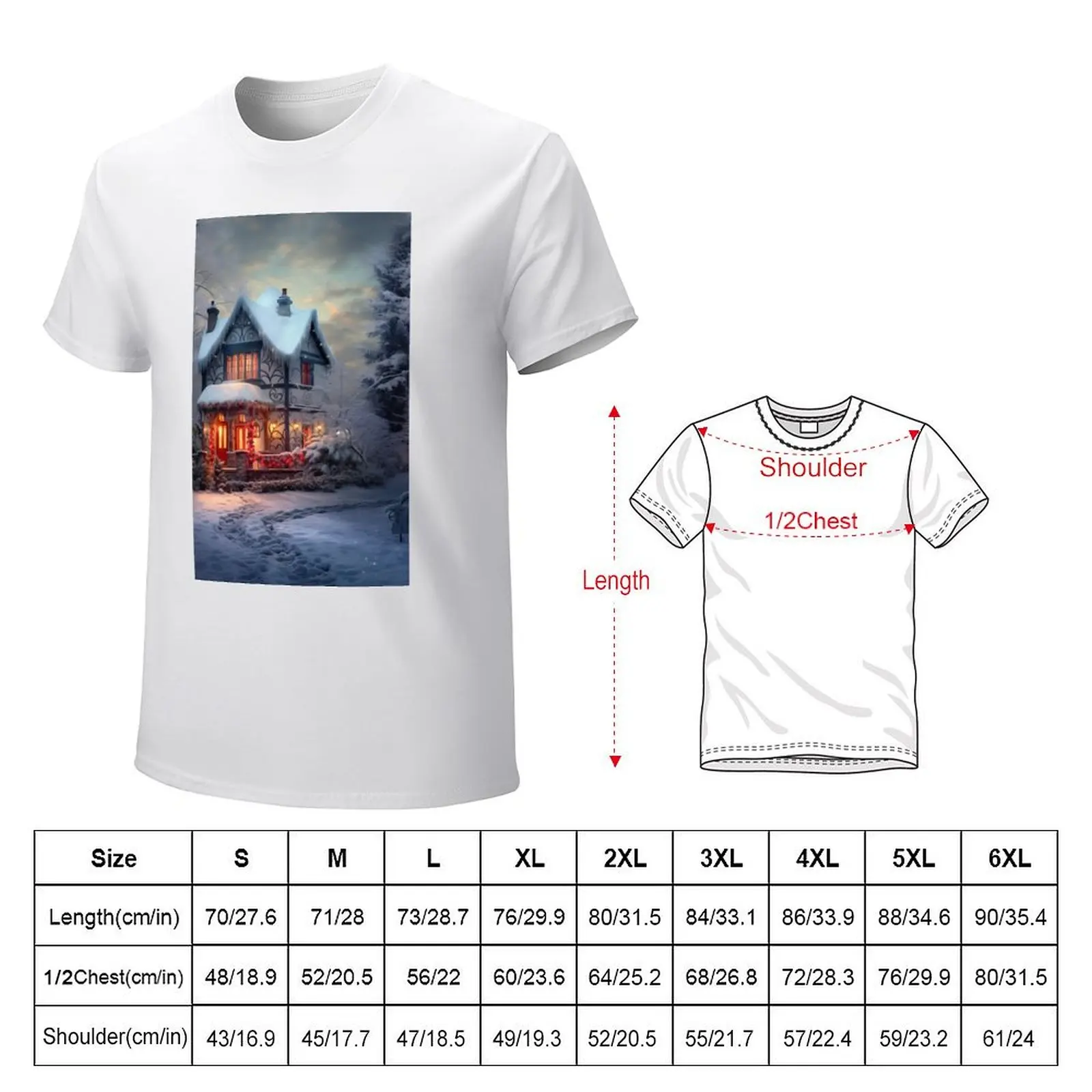 Enchanted Winter Giftscapes T-Shirt shirts graphic tees new edition cute clothes quick drying plain black t shirts men