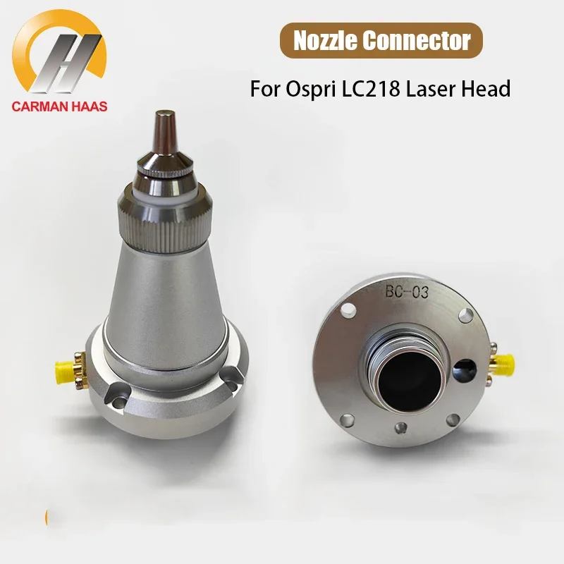 Carmanhaas BC-03 Laser Nozzle Connector for Ospri LC218 Laser 3D Tube Cutting Head Nozzles Assembly