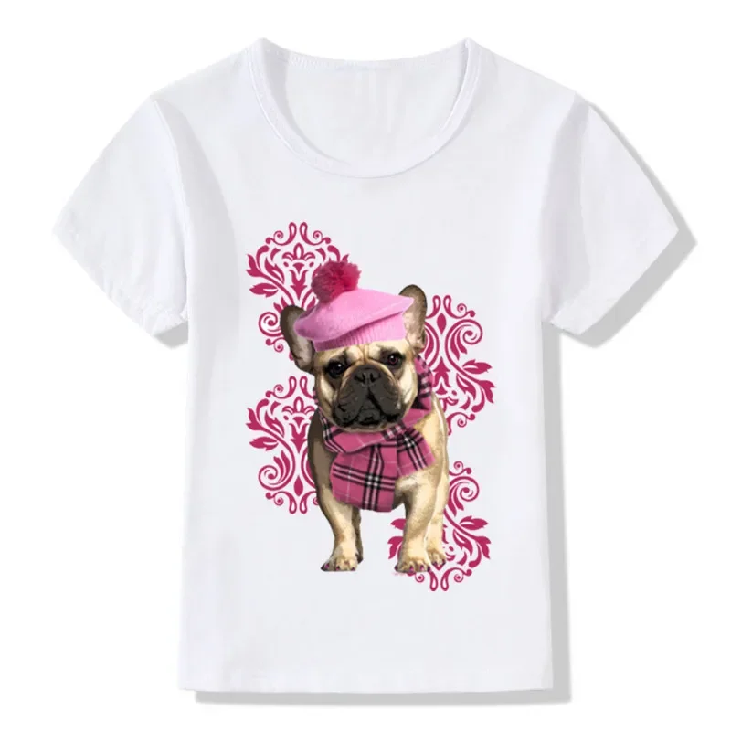 2019 3D Chic Dog Print Funny T-Shirts for Children Boys and Girls Summer Tees Kids Novelty Hipster Pug Tops Baby T-Shirt,ooo2041