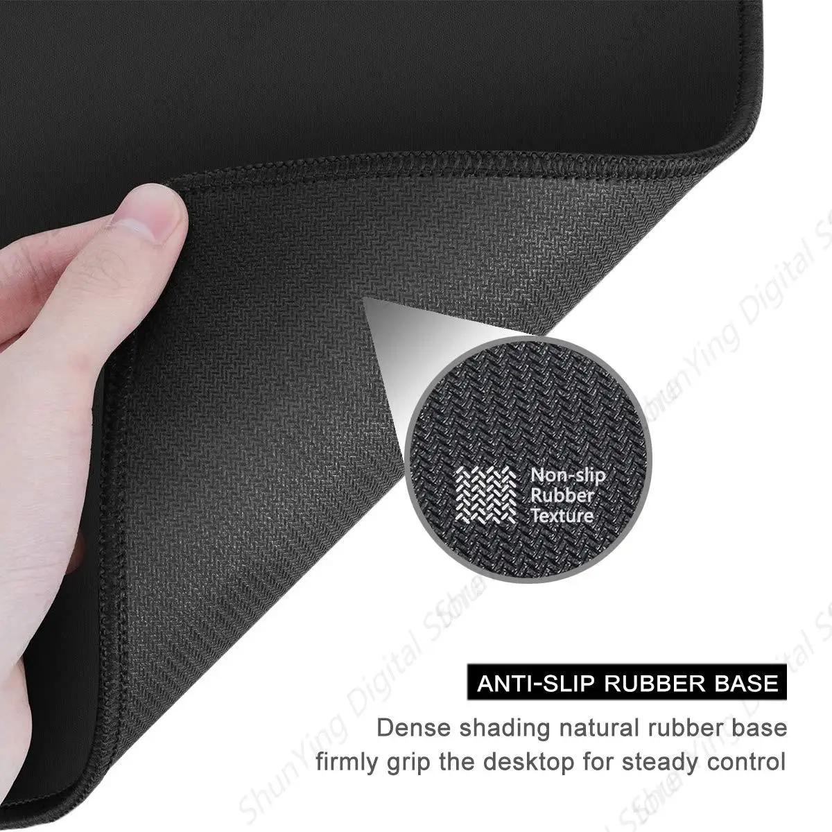 Seam Edge Mouse Pad Marble Texture Waterproof And Anti Slip Rubber Base Laptop PC Gaming Office Mouse Pad 25*30cm