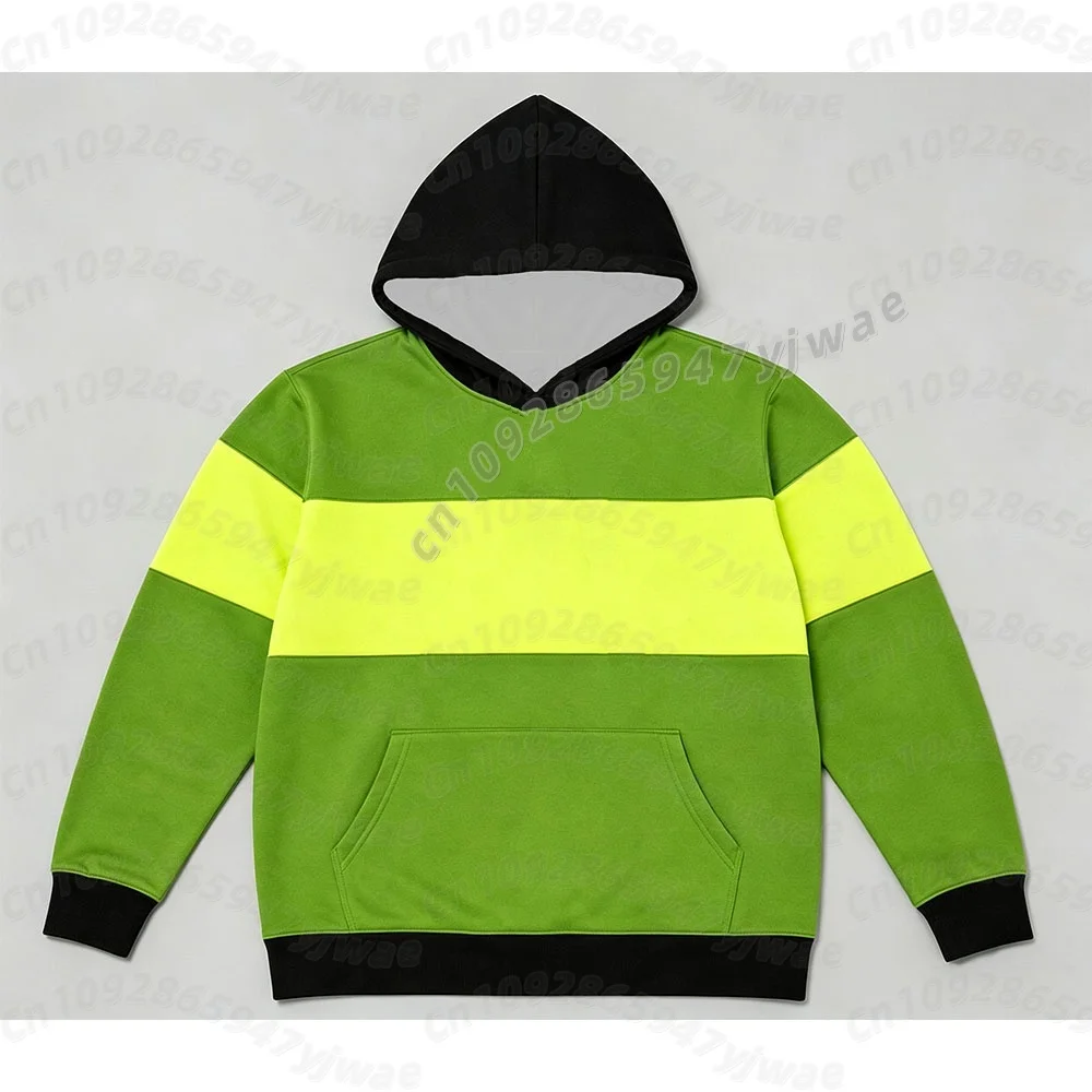 Deltarune Undertale Kris Cosplay Hoodies Langarm Mode Kapuzenpullover Herren Grün Gelb Gestreifter Pullover Damen Hoodies – Detail 5