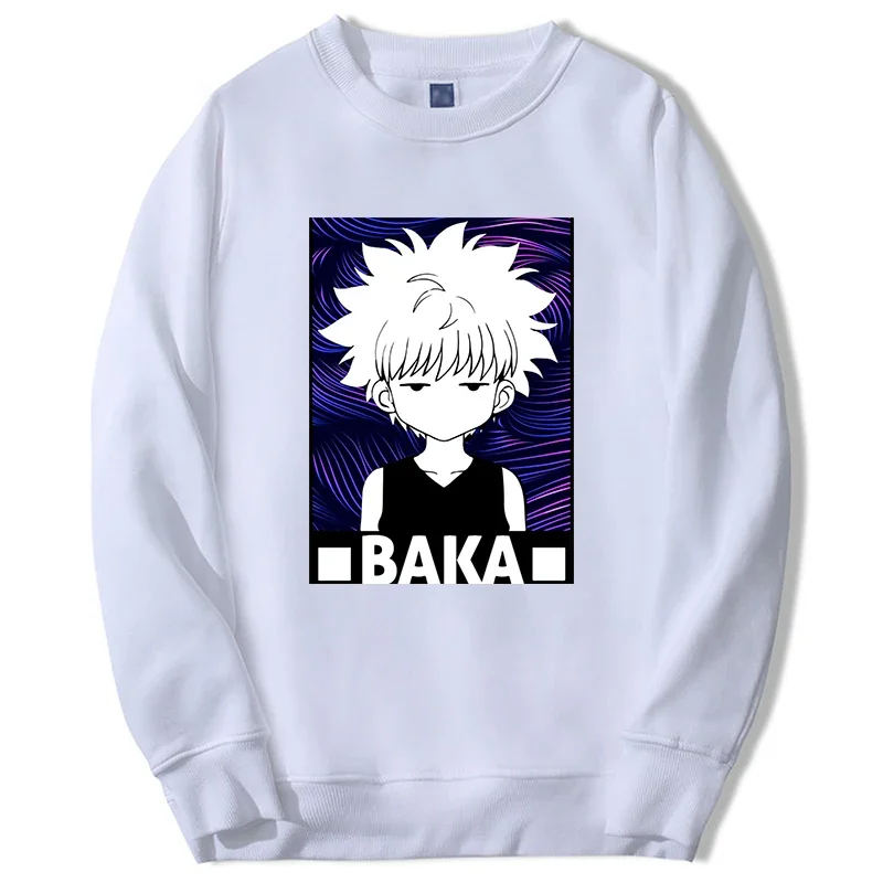 Hunter X Hunter Sweatshirt Men Women Anime Killua Zoldyck Graphic Hoodie Crewneck Fleece Oversize Sportswear Harajuku Pullover