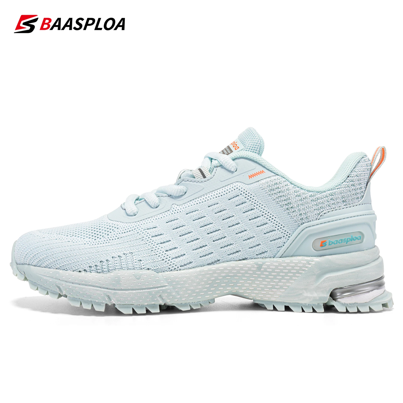 Baasploa Women Running Shoes Mesh Breathable Sport Shoes Women Lightweight Casual Sneakers Fashion Non-Slip Walking Shoes