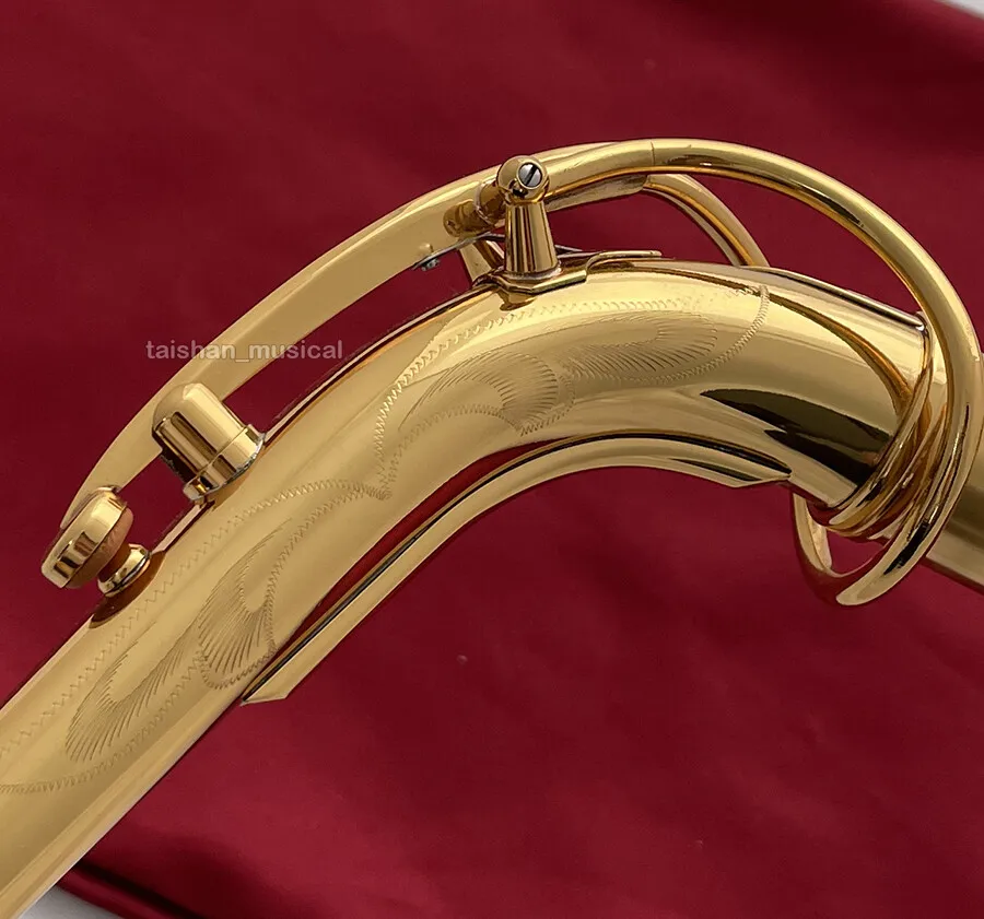 SBA نوع ألتو ساكسفون الرقبة الذهب ورنيش SAX الرقبة 24.50 مع محفورة