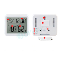 3PCS Indoor Wall Mounted Digital Battery Power Thermometer Humidity Hygrometer for Home Room Temperature