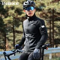 INBIKE, chaquetas térmicas para ciclismo de invierno para hombre, ropa térmica para bicicleta Softshell a prueba de viento para hombre, cazadora cálida de lana para bicicleta de carretera
