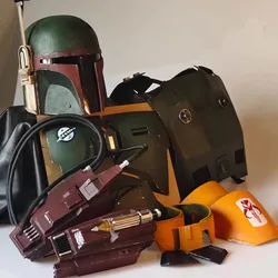 New Movie Fett Boba Suit Cosplay Costume Uniform Halloween Carnival Party Role Play Cosplay Weapon Props