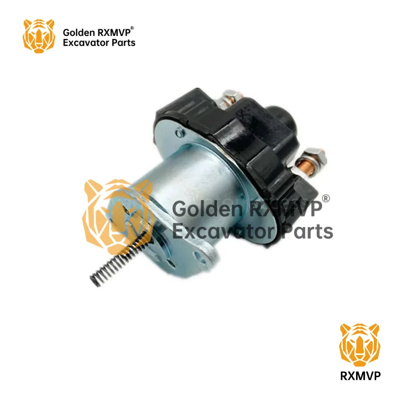 For Komatsu PC60 78US 120 200 300-5-6 Motor Generator Magnetic Switch 4D95 Engine Excavator