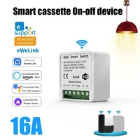 eWelink Wifi Mini Smart Switch 16A DIY Light Switches APP Control Remotely Timer Works With eWelink App Alexa/Google Home/Salute