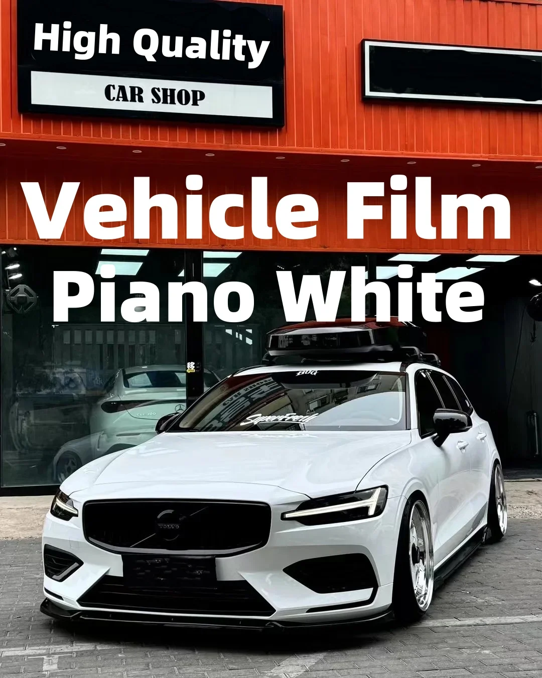 

Highest Quality Vehicle Wrap HD Piano White PET Car Cover Covering Film Car Decoration Vinyl Wrap Stickers TPU All Models