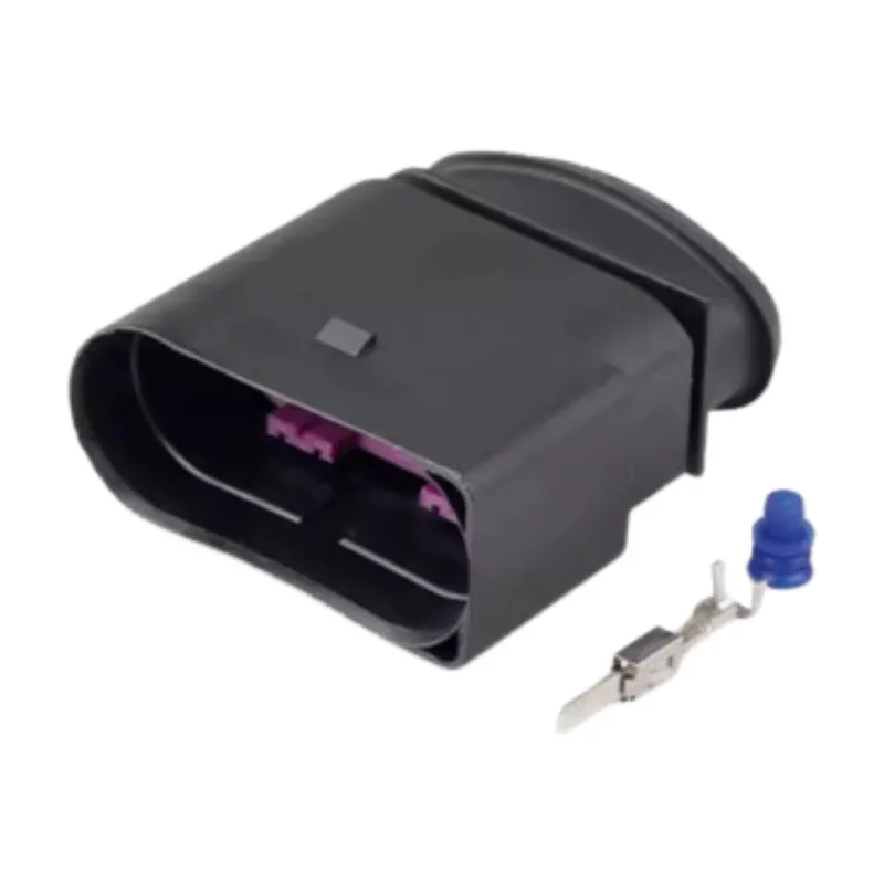 10-poliger wasserdichter Auto-Stecker, Auto-Elektro-Halogen-Scheinwerfer-Stecker, Lampenanschluss 1J0973835 1J0973735 für VW Audi Magotan
