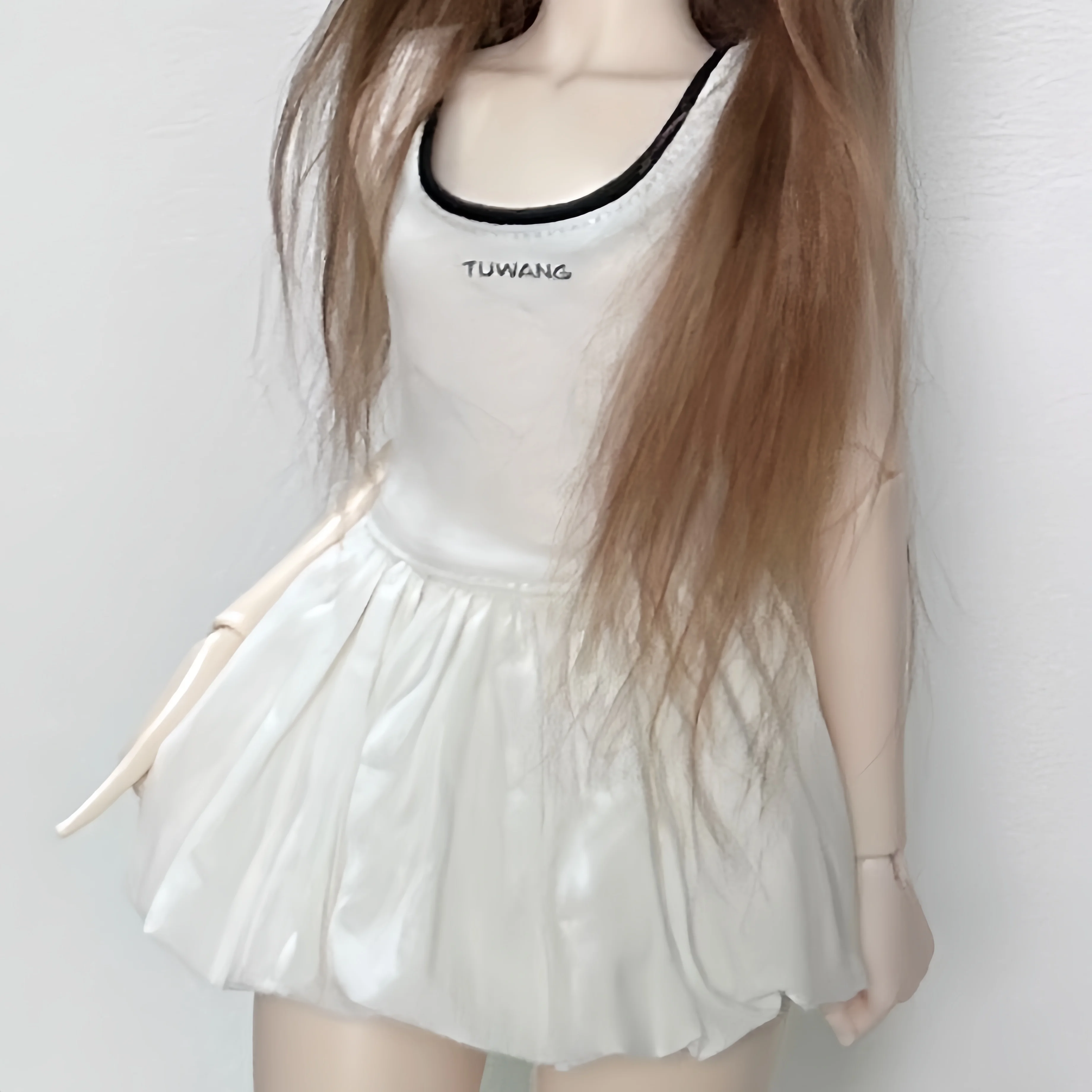 BJD (1/4 BJD 인형 옷) 아기 옷 드레스 스포츠 편지 조끼 꽃 봉오리 스커트