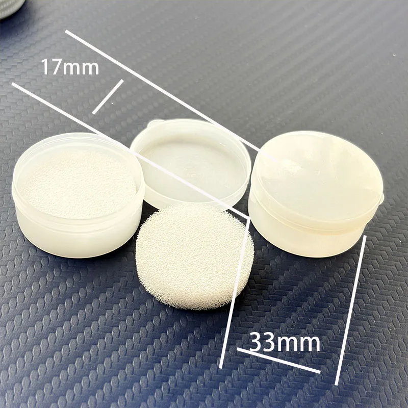 Watch parts box, balance wheel assembly box, plastic box with 2 sponges (one box with 2 sponges)