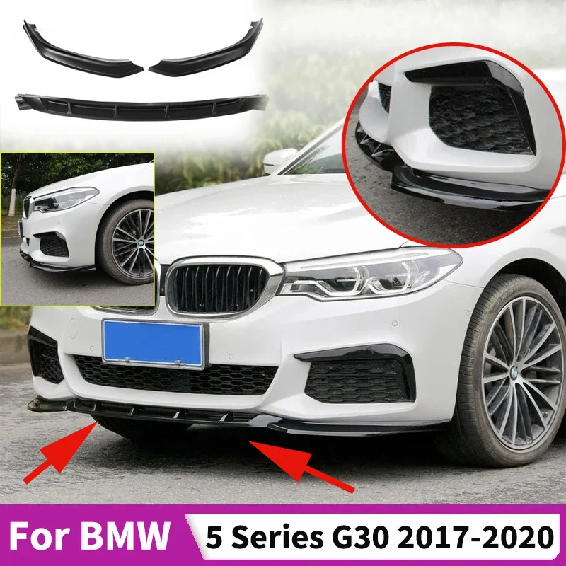 

Front Bumper Lip for BMW 5 Series G30 2017 2018 2019 2020 Car Spoiler Guard Diffuser Cover BodyKit Tuning Auto Parts Accessories