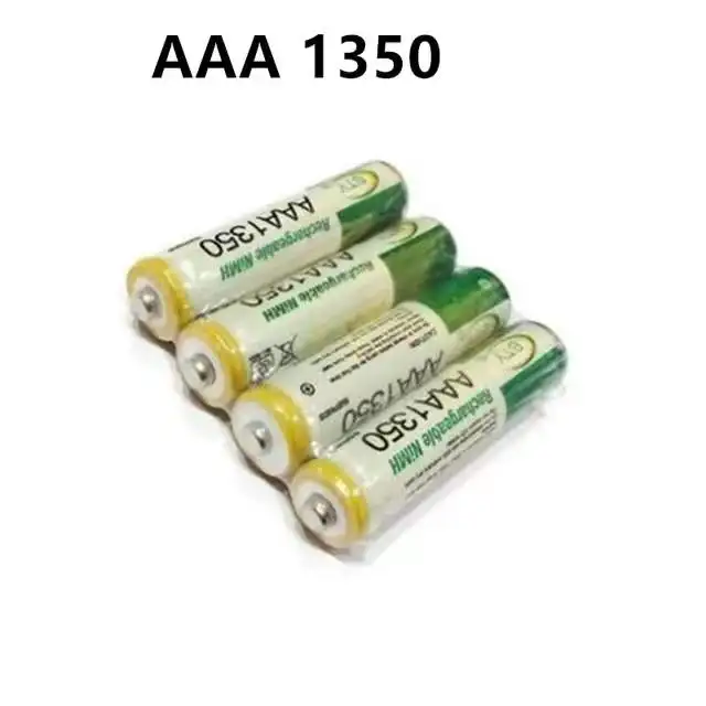 Batterie Rechargeable NI-MH 1.2V AAA1350 1800 mAh pour horloges, souris, ordinateurs, jouets, nouveauté AAA