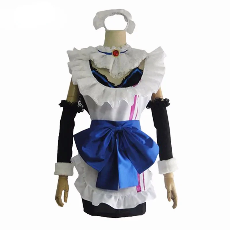 Anime LoveLive! Sonoda Umi Maid Cosplay Costume For Halloween Christmas Party