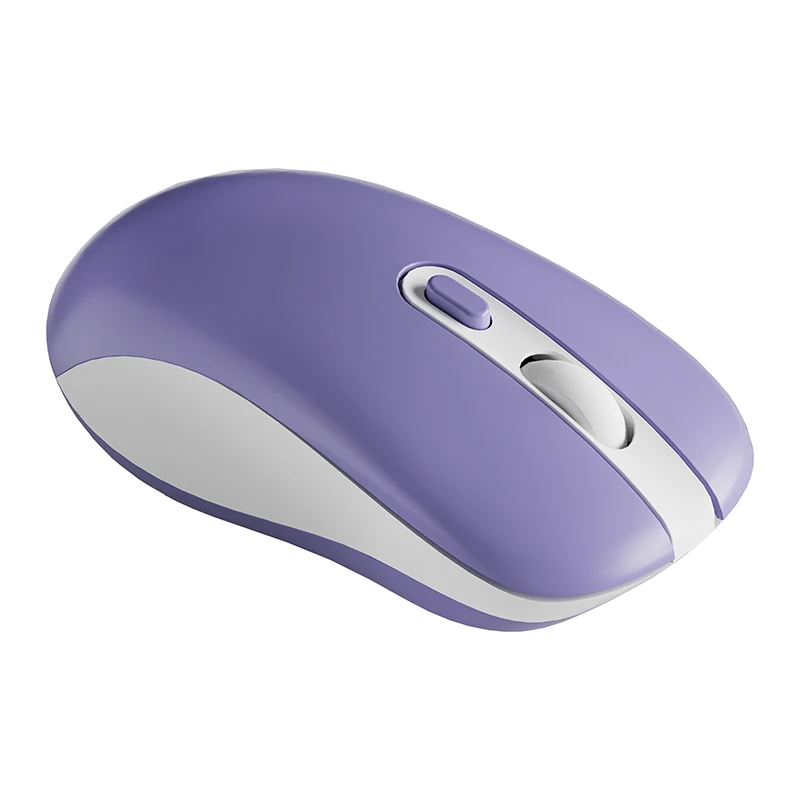 Mouse Bluetooth sem fio recarregável sem fio, Mouse sem fio Tri-Mode, 3 Ratos Ergonômicos Ópticos DPI Ajustáveis para Laptop, PC, iPad, 2.4G