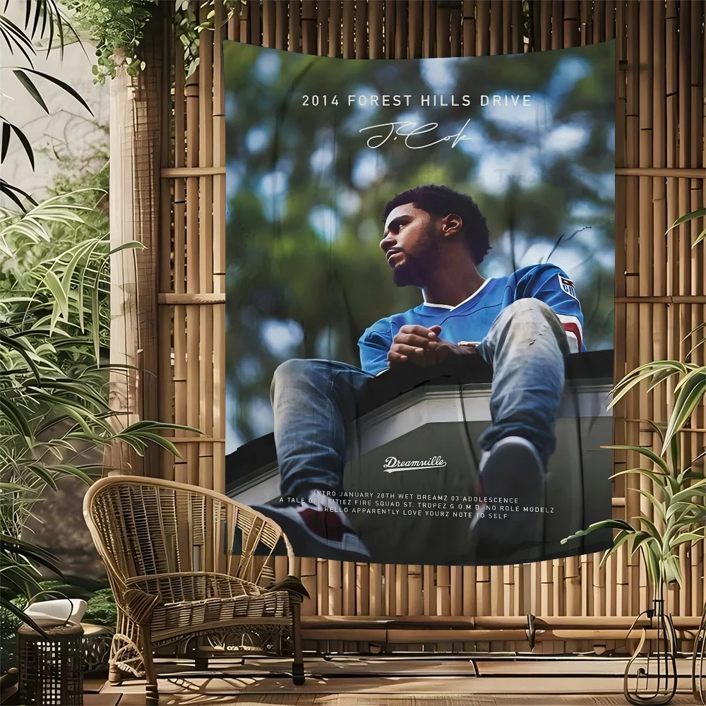 J.Cole Rapper Hanging Bohemian Tapestry Hanging Tarot Hippie Wall Rugs Dorm Japanese Tapestry