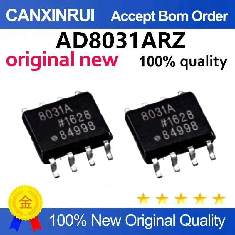 (5pcs-100pcs)Brand new original AD8031ARZ AD8031AR operational amplifier chip package SOP-8