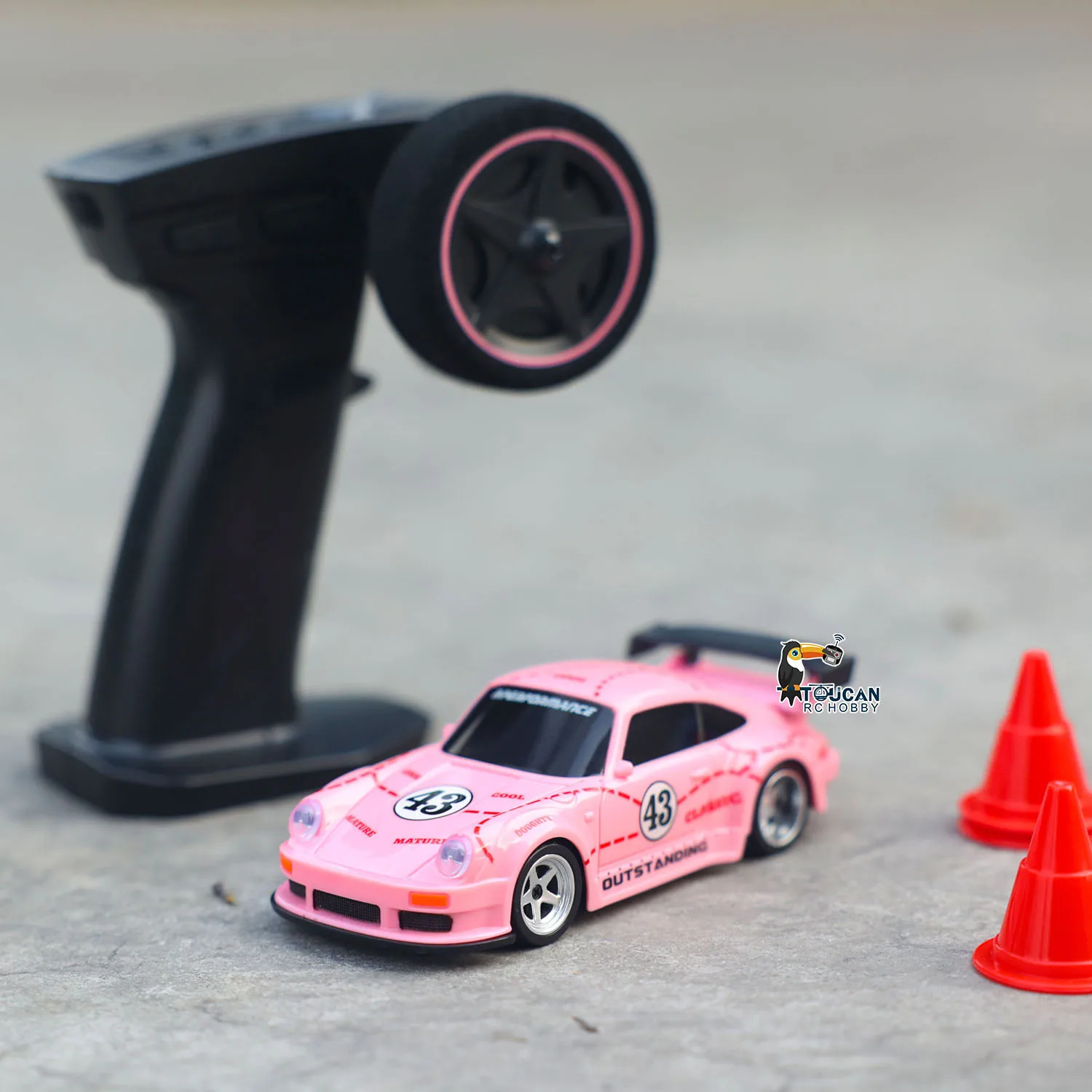 

Новый 1/43 RC Drift Car 2.4G 4WD RTR RC Мини Гоночный Автомобиль Гироскоп RC Игрушки Дистанционное Управление Высокоскоростной Подарок Мальчикам Модель Транспортного средства Конусы