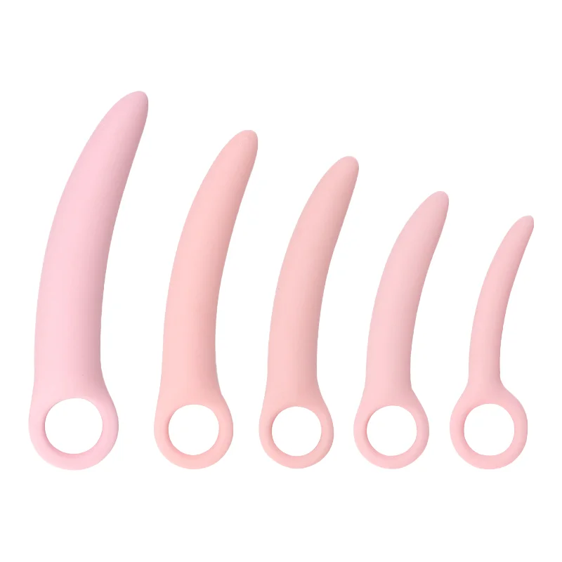 5 Sizes Silicone Anal Plug Unisex Butt Plug Anal Trainer Dildo Men Prostate Massager For Men Women BDSM Sexy Toys For Couples