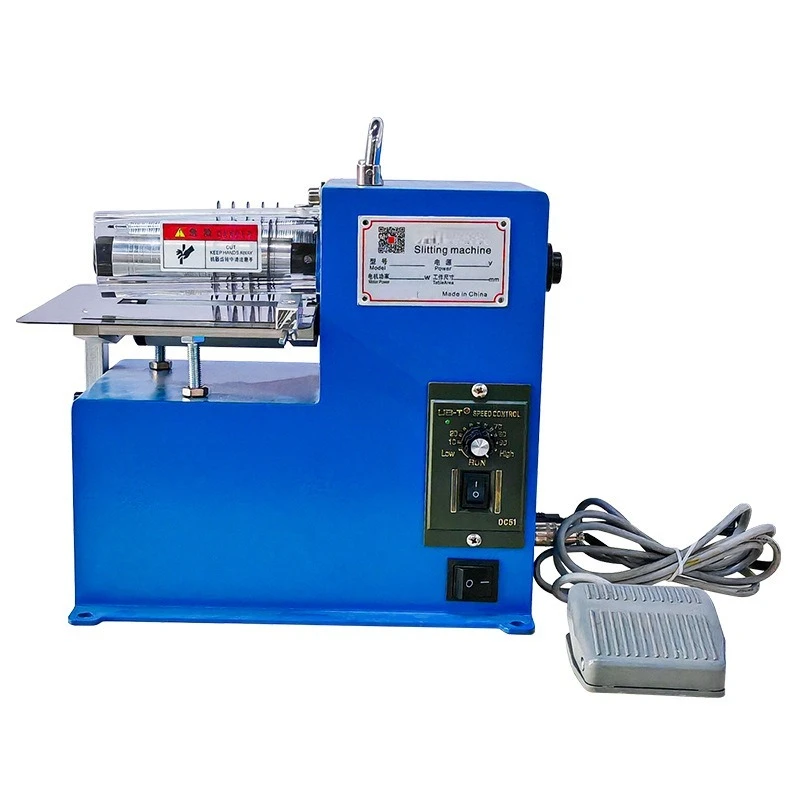 85mm Single Head Speed Regulating Slitting Machine Leather Paper Magic Fitting Slitting Machine Belt Cutting Slitting Machine