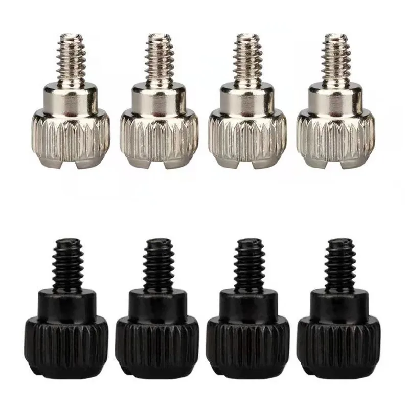 10/25Pcs 6#32x6 Black Or Nickel Computer Case Hand Tighten Thumb Screws  Cooling Fan Toolless Adjustment Screw  ThumbScrew