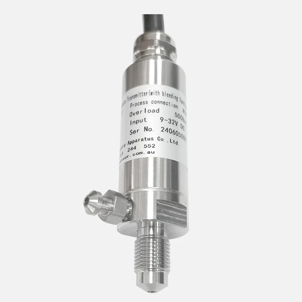 

4-20mA 0-5V 0-10V machinery pressure measurement with pressure relief valve