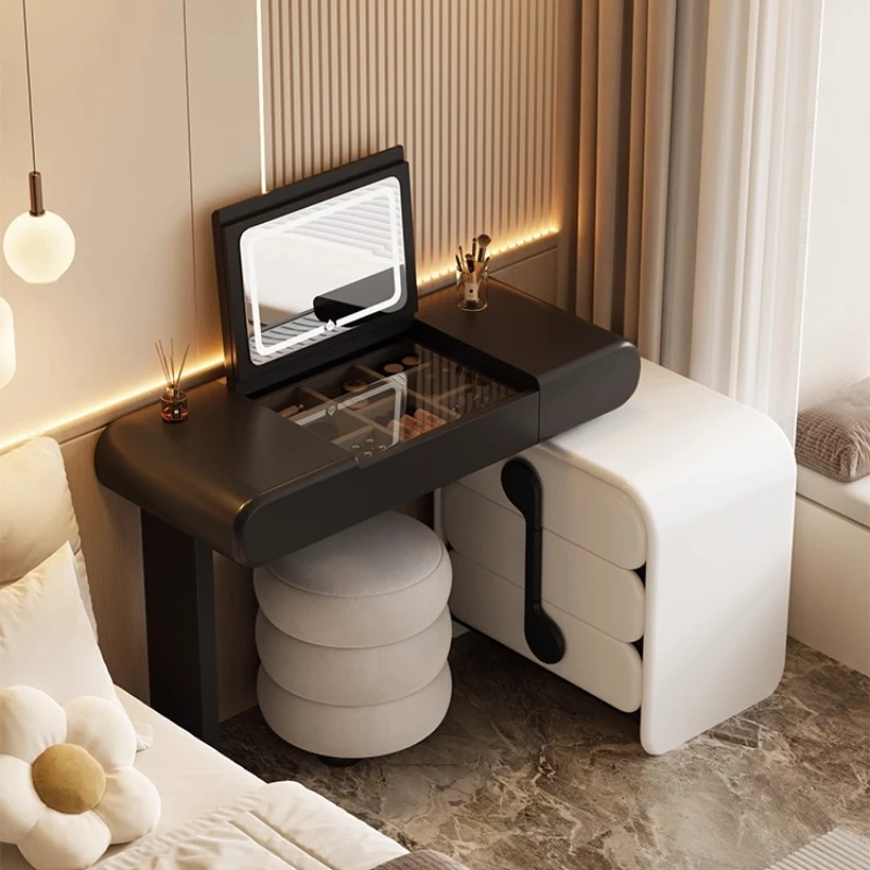 

luxury solid wood makeup storage table vanity Dressing table Makeup vanity Toiletries desk dressers Vanities Bedroom Furniture