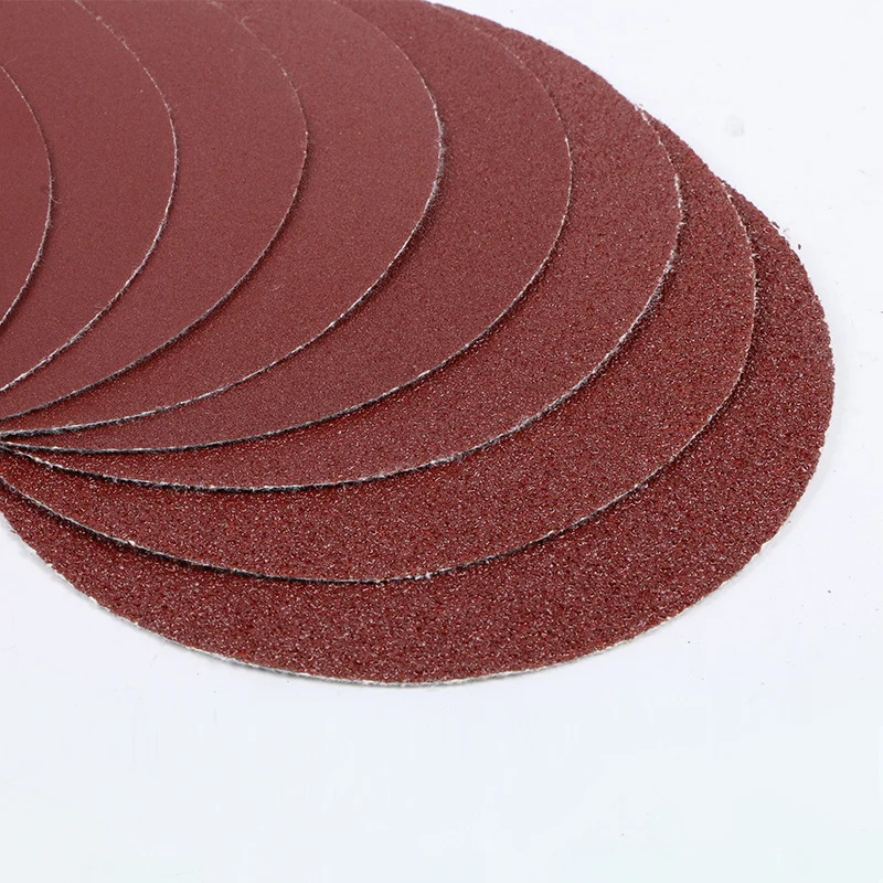 10 قطعة 100 مللي متر الرملي القرص 60-1000 حصى الصنفرة عجلة تلميع هوك وحلقة دعم منصات ل مطحنة الحفر الكهربائية أدوات دوارة