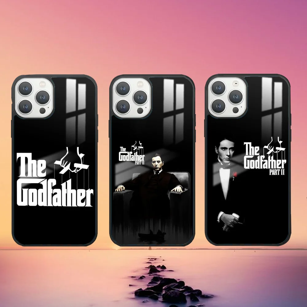 T-The Godfather-r Phone Case For iPhone 16 15 14 13 12 11 Pro Max Plus Mini PC Fashion High Quality mirror