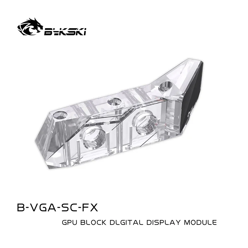 Bykski Vertical Mounting Mould Bridge Module for GPU Block + Digital LCD Colorful Screen /B-VGA-SC-FX