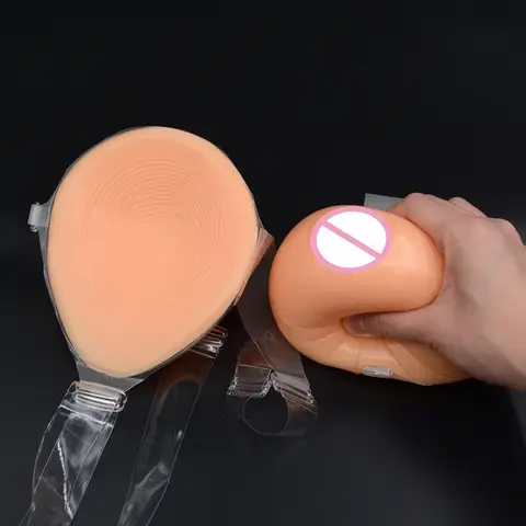 Seins artificiels naturels doux, 500 à 1000g, faux seins en Silicone, formation de seins pour travesti Drag Queen