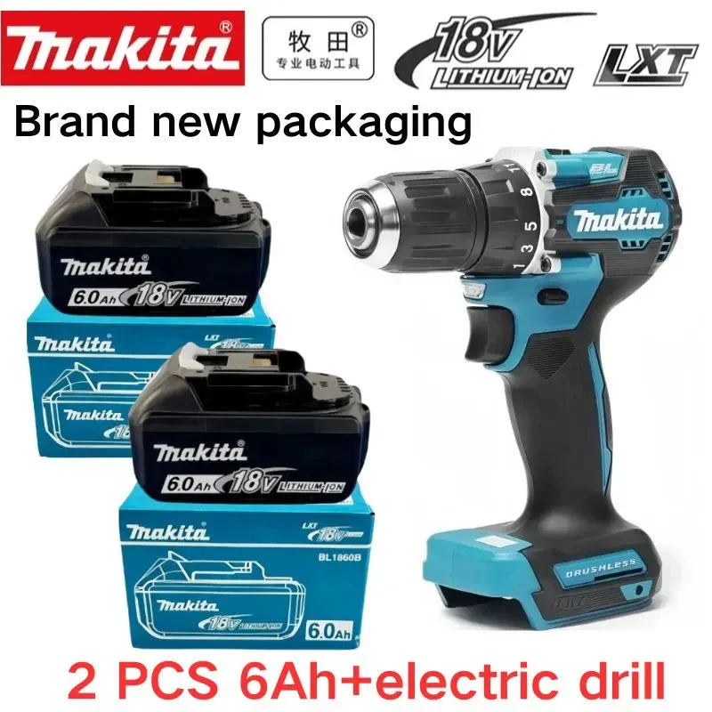 Makita accu 18V 6.0Ah oplaadbare accu, vervangt Makita 18V DDF487 BL1860 BL1860B BL1840 BL1840B accu voor elektrische gereedschappen
