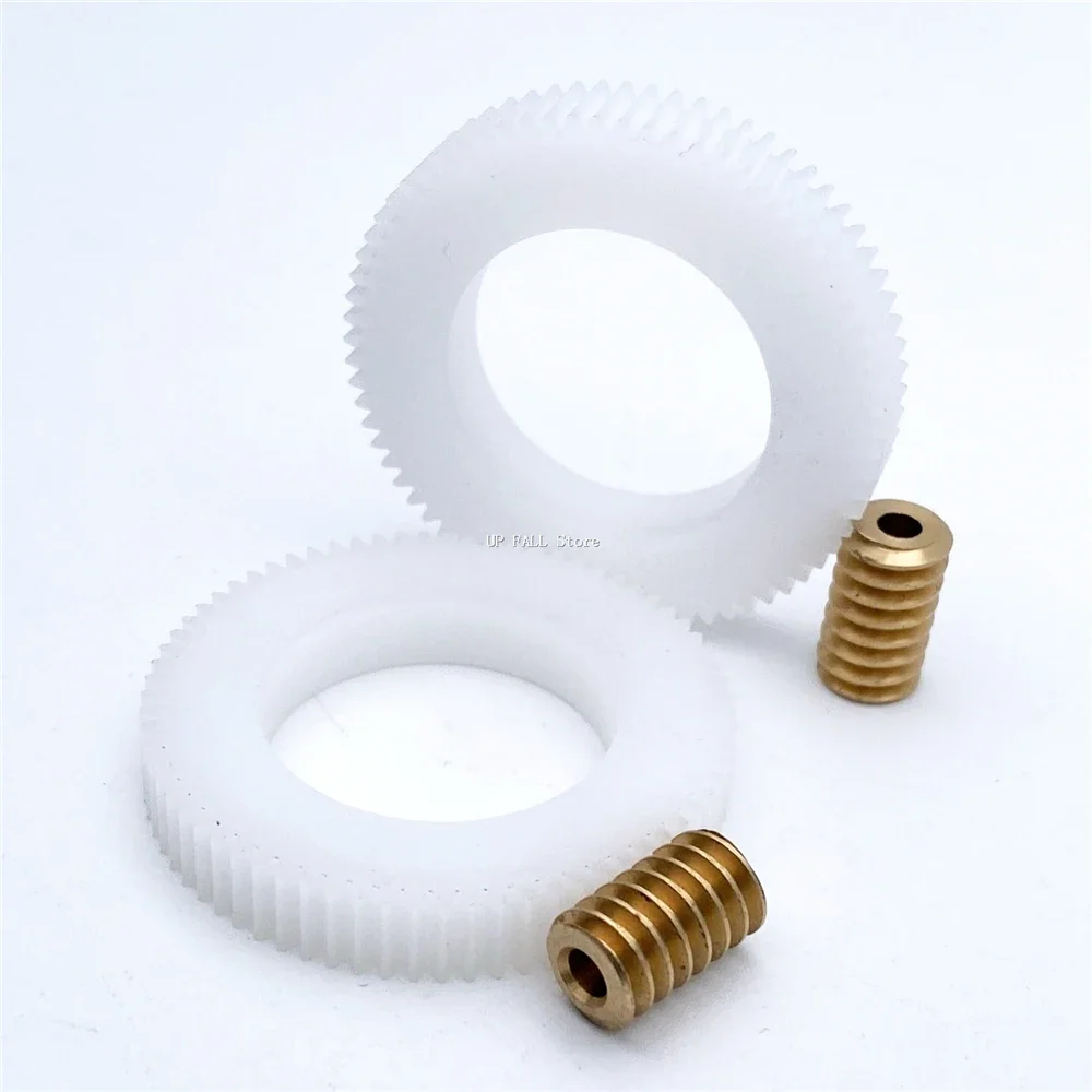 1:71 0,5M 71 Dentes 21,8mm Verme de Cobre Engrenagem de Plástico Modelo de Brinquedo DIY