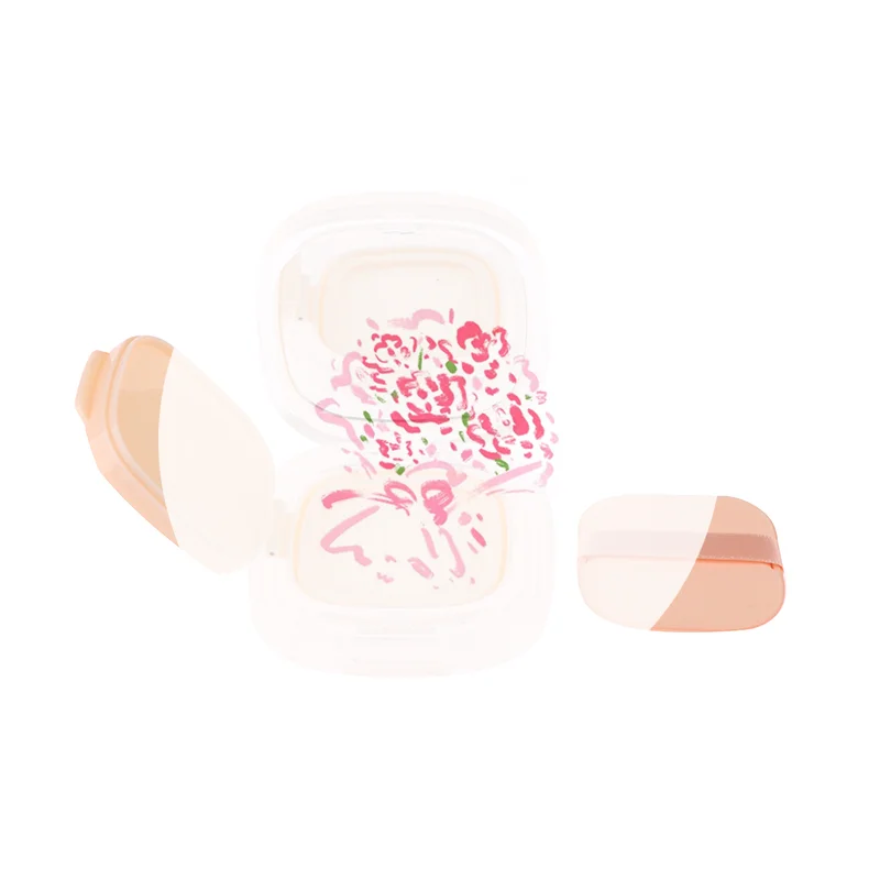 صندوق وسادة هوائية فارغ محمول 15 جرام مع حاوية مستحضرات تجميل منتفخة مع مرآة إسفنجية لبودرة كريم أساس BB