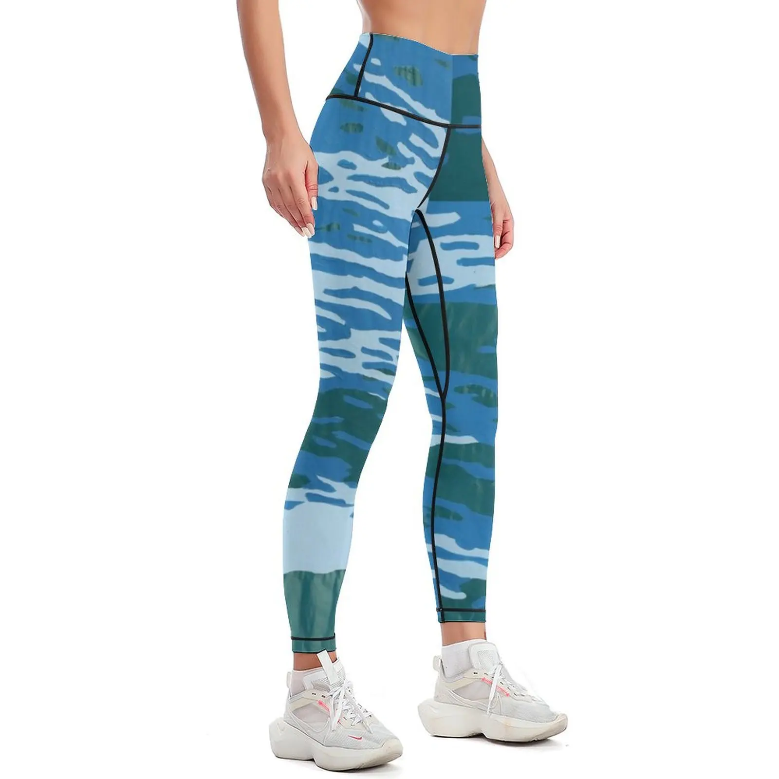 Her Realm Is The Ocean Leggings Sports pants woman sports woman gym Womens Leggings