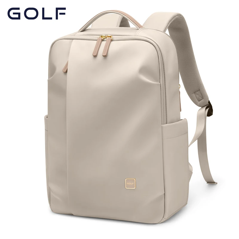 

Женский рюкзак GOLF большой вместимости, 15,6 дюймов, повседневный рюкзак для ноутбука, универсальная сумка на два плеча, водонепроницаемая, модная, простая, стильная.