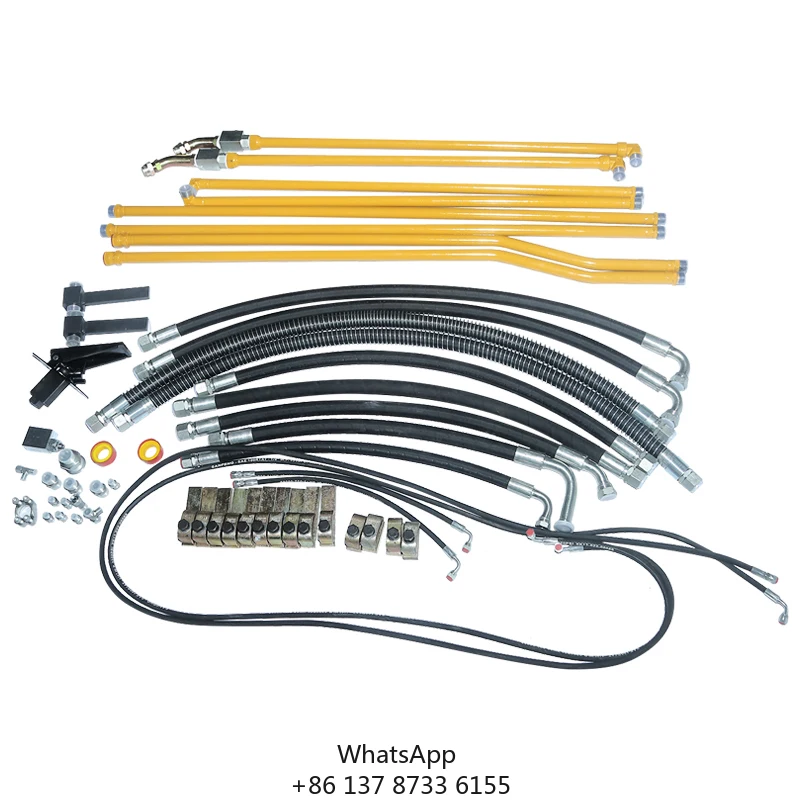 

Excavator Pipeline Pipe Line Kit For Breaker Hammer Point Chisel Hydraulic Piping Kit