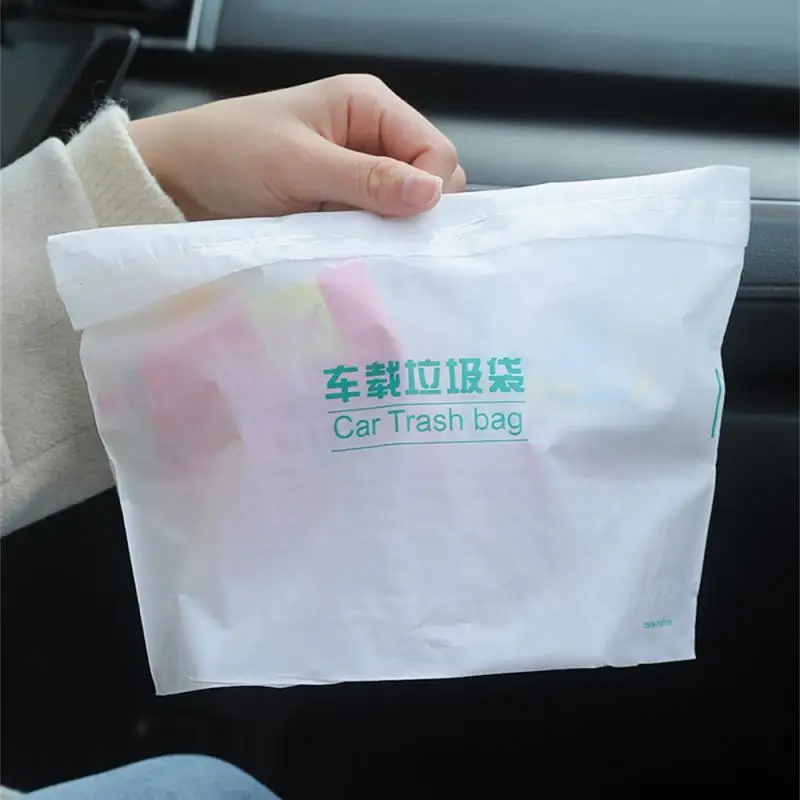 Disposable Garbage Bags Strong Load-bearing Paste Type Garbage In Car Onboard On-board Cleaning Automotive Interior Supplies Ca