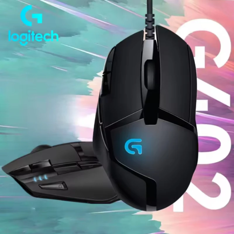 ماوس الألعاب Logitech G402، مجهز بمحرك بصري عالي الأداء، تخصيص 8 أزرار، يساعد على النصر في اللعبة.