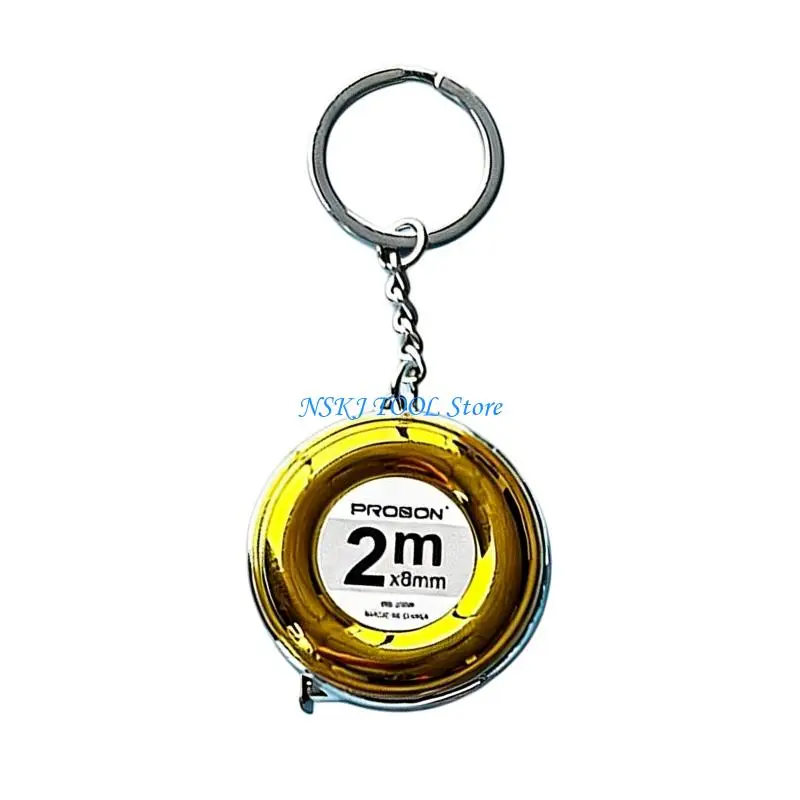 L8RC Lightweight Attachment Measuring Tape Ruler 2M ABS Housing And Steel Band