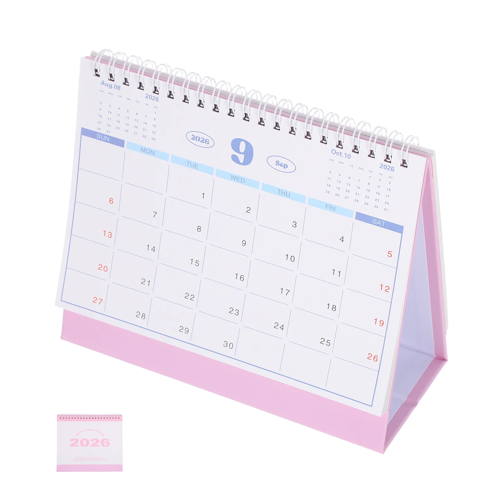 

Desk Flip Calendar 2026 Minimalist Standing Monthly Planner Thick Paper Compact Flip Calendar for Teachers Office